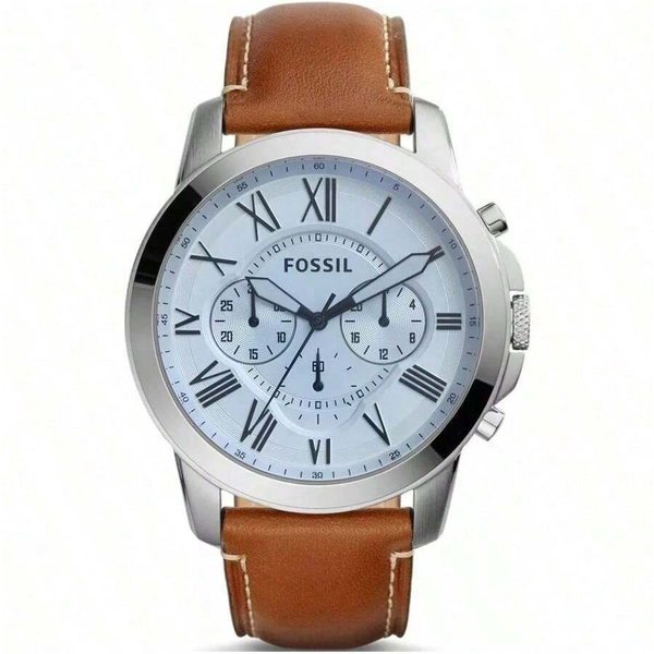 MęSki Zegarek Z Chronografem Fossil Grant Z Tarczą W Kolorze Gunmetal (FS5183, FS5184) Niebieski-image
