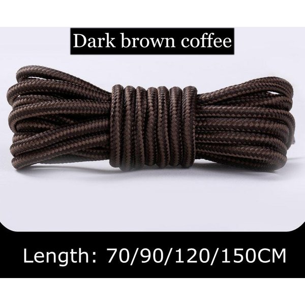 1 Para OkrąGłYch SznuróWek Do Trampek, SznurowadłA Do ButóW, Paski, Dwukolorowe, Do ButóW Sportowych, SznurowadłA BawełNiane, 18 KoloróW 70Cm Black-image