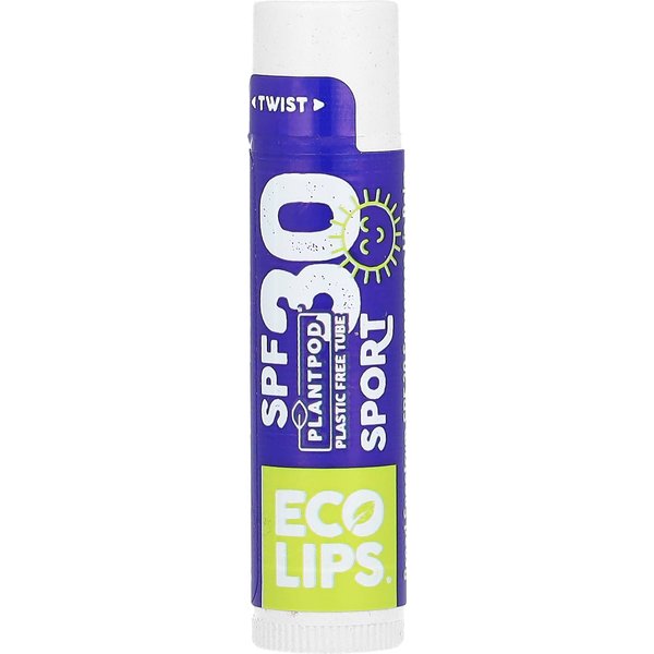 Eco Lips, Sports, BáLsamo Labial Protector Uv, SPF 30, 4,25 G (0,15 Onzas)-image