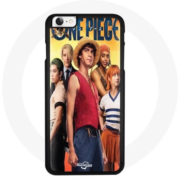 Funda - Maniacase - Iphone 5 - Anime One Piece Luffy - Silicona - Flexible Negro-image