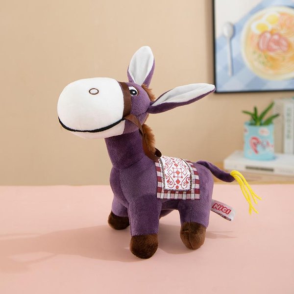MuñEco Burrito Lindo Juguete De Peluche MuñEco Lindo Para NiñOs Y NiñAs Regalos De CumpleañOs DecoracióN De MuñEca De Trapo Para NiñOs 35Cm-image