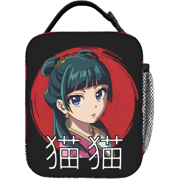 Maomao Anime Bolsas De Almuerzo Aisladas Grandes Los Diarios De Una Boticaria Contenedor De Comida Bolsa TéRmica Fiambrera Bolso Tote Bolsas De Almacenamiento De Alimentos One Size-image