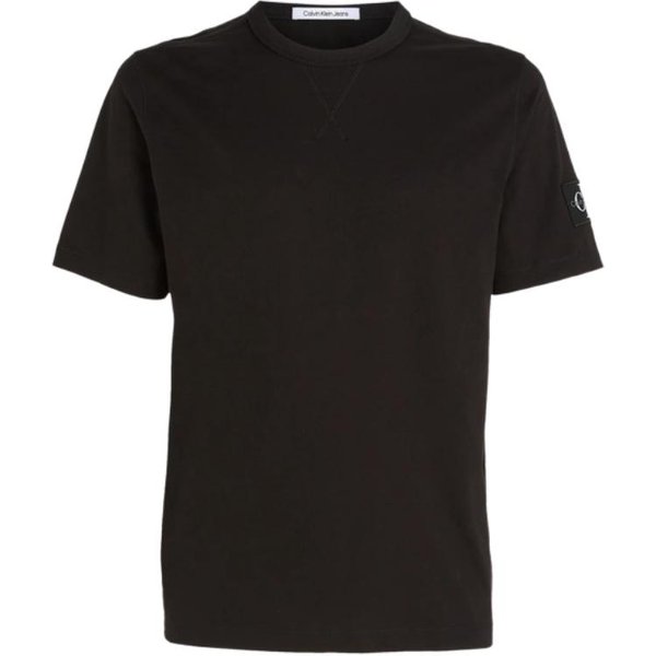 Camiseta De Manga Corta Con Logo Y Cuello Redondo Calvin Klein Para Hombre Tops J30J323484-BEH XXL-image