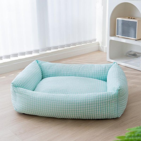 Caseta Para Perro Para Todas Las Estaciones Perro PequeñO Teddy Corgi Sofá Para Mascota Cama Para Perro Removible Y Lavable Caseta Para Gato Suministros Para Mascotas S 45*35*18Cm-image