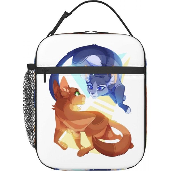 Bolsa De Almuerzo TéRmica Warrior Cats Para Mujeres NiñOs Fiambreras A Prueba De Fugas Fiambrera TéRmica Bolso Tote One Size-image