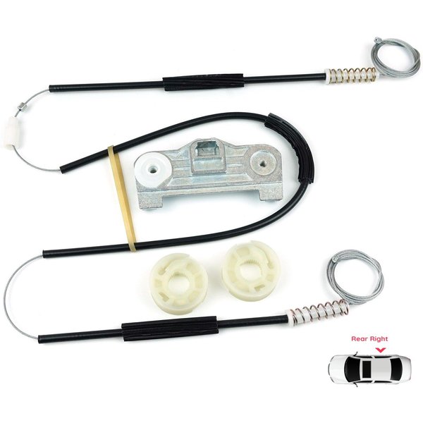 Kit De ReparacióN De Elevalunas BWR310 Puerta Trasera Derecha Para BMW Serie 5 E39 1996-03/1999 4/5 Puertas Pre-Facelift 51358159836-image