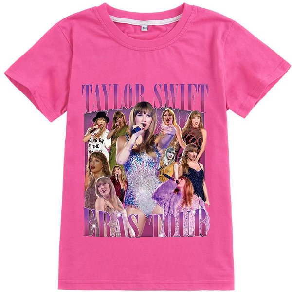 A951 Camiseta De Verano De Manga Corta Taylor Swift Para NiñOs Y NiñAs 110Cm-image