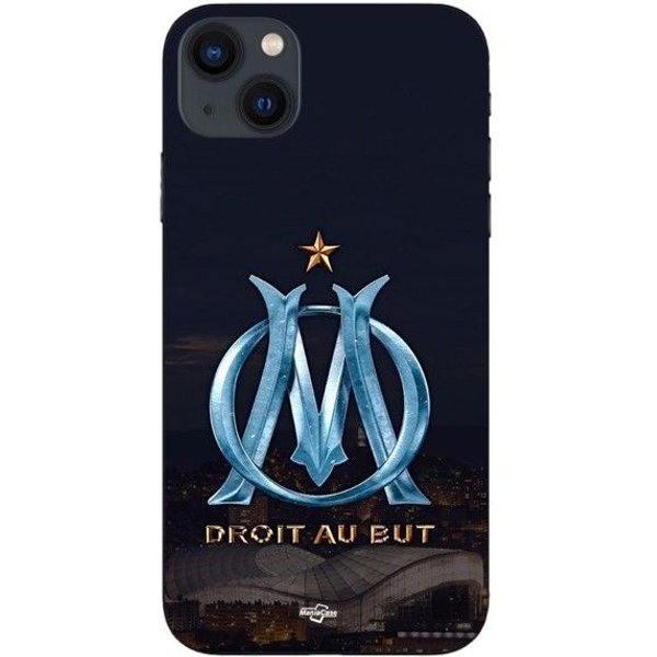 Funda Maniacase Para Iphone 13 Mini Logo OM Azul Y Dorado Estadio Negro-image