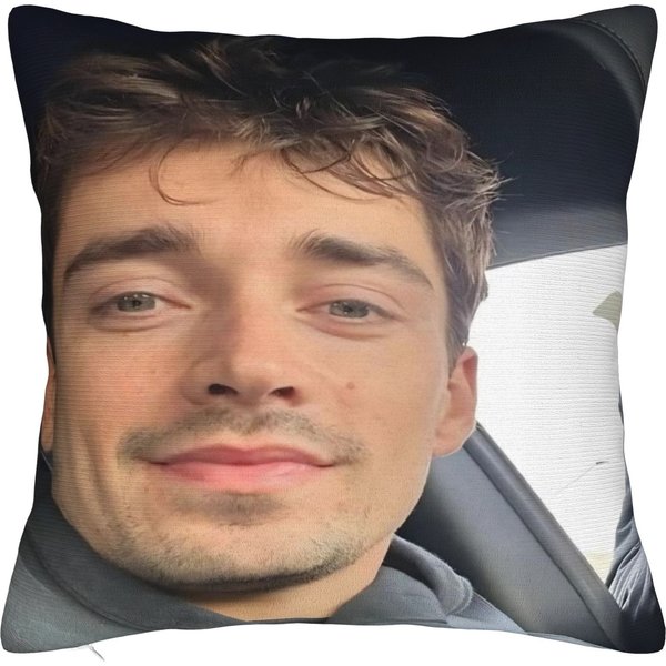 Poszewka Na Poduszkę C-Charles Leclerc Akcesoria Nadruk Poszewka Na Poduszkę Dekoracje Poszewka Na Poduszkę Dekoracyjną Salon Wiele RozmiaróW 40X40Cm-image