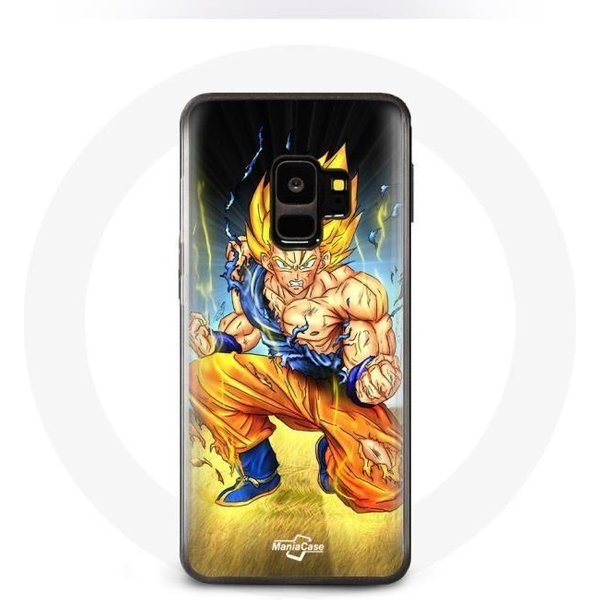 Funda Samsung Galaxy S9 Son Goku Dragon Ball Cuerpo Enojado-image