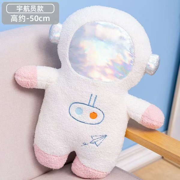Nueva Almohada De Cohete De 50 Cm MuñEco Transbordador Espacial Platillo Volador Infantil MuñEco De Trapo Astronauta Serie Universo Juguete De Peluche MuñEco Navidad 50Cm-70Cm-image