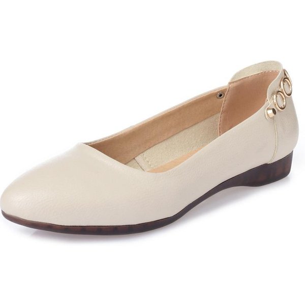 Zapatos Planos De Cuero Genuino Para Mujer, Mocasines Informales, Zapatos Informales CóModos Para Mujer 35-image