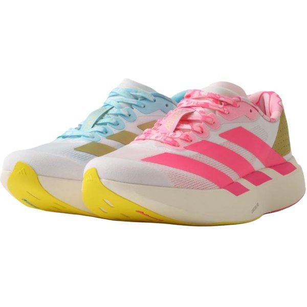 Bape X Adidas Adizero EVO SL NiepasująCe BiałE RóżOwe Niebieskie MęSkie Buty Sportowe KJ5751 42⅔-image