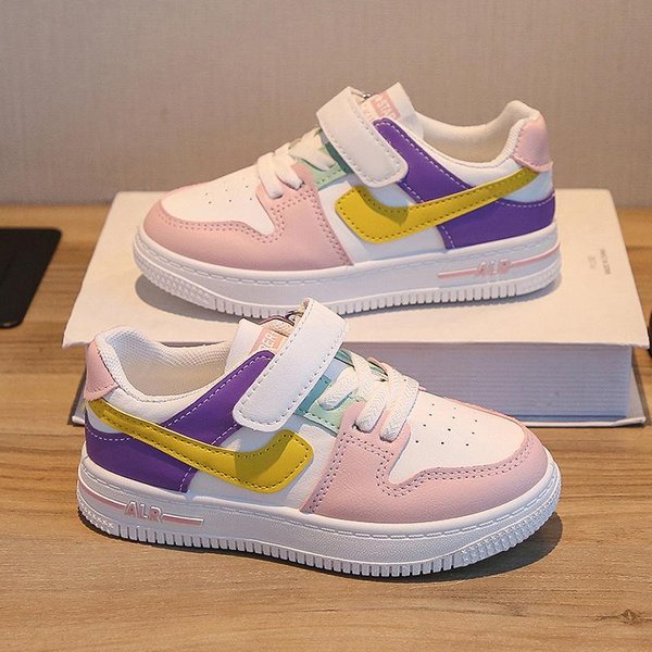 Zapatillas Deportivas Para NiñOs 2025 Primavera Y OtoñO Nuevas NiñAs Transpirables Zapatos Blancos PequeñOs Zapatos Para NiñOs Zapatos Zapatos Y Zapatos Para NiñOs Medianos Y Grandes 33 Gray-image