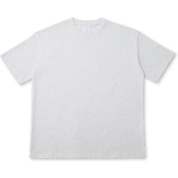 Letnia Gruba BawełNa Retro KróTki RęKaw MęSki Ziemisty Jednolity Kolor OkrąGłY Dekolt MęSki T-Shirt Casualowy Trend XXL White-image