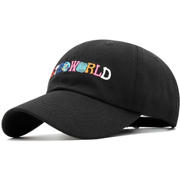 Gorras De BéIsbol De Pana Para Primavera Y OtoñO Hombres Mujeres Vintage Astroworld Letra Bordada Gorra Unisex Ajustable Snapback Gorras Hip Hop-image