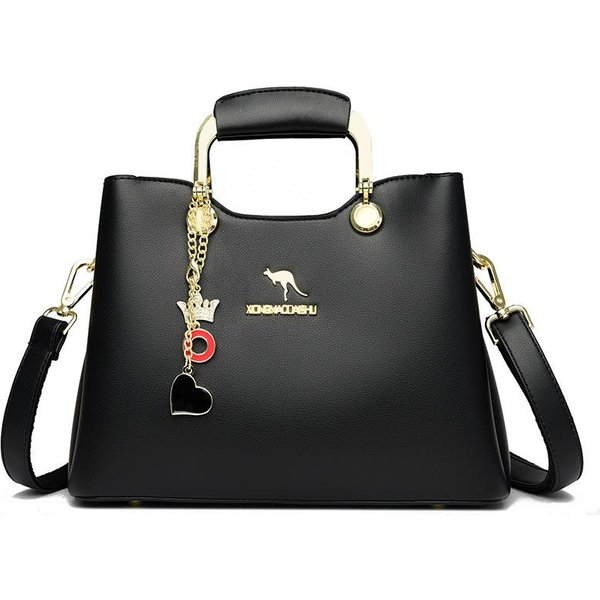 Bolso De Mano Retro Para Mujer Moda Urbana Moda Bolso De Hombro Para Mujer Estilo Europeo Y Americano Gran Capacidad Bolso Bandolera-image
