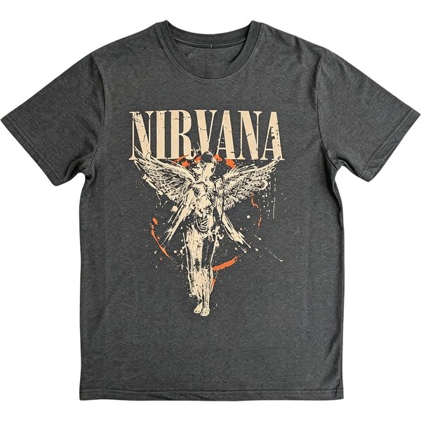 Letnia Koszulka MęSka Z Nadrukiem ZespołU Rockowego Nirvana BawełNa Unisex Modna KróTki RęKaw LuźNa Wygodna Komfortowa Koszulka 3XL-image