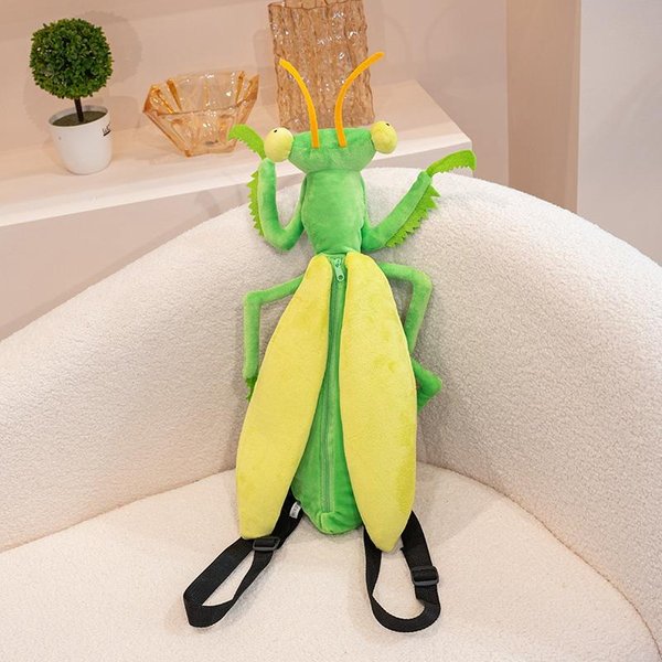 Symulacja Owada WażKa Pluszowa Zabawka KreatyśNa Modliszka Wypchana Plecak KreskóWkowa Modliszka WażKi Lalki Prezenty Urodzinowe 45Cm-55Cm-image