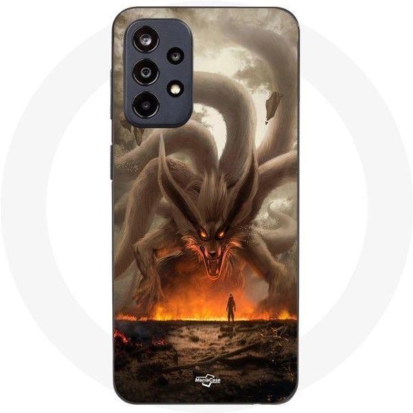 Funda De TeléFono - Maniacase - Samsung Galaxy A52S 5G - Naruto Kurama - Silicona - Flexible Negro-image