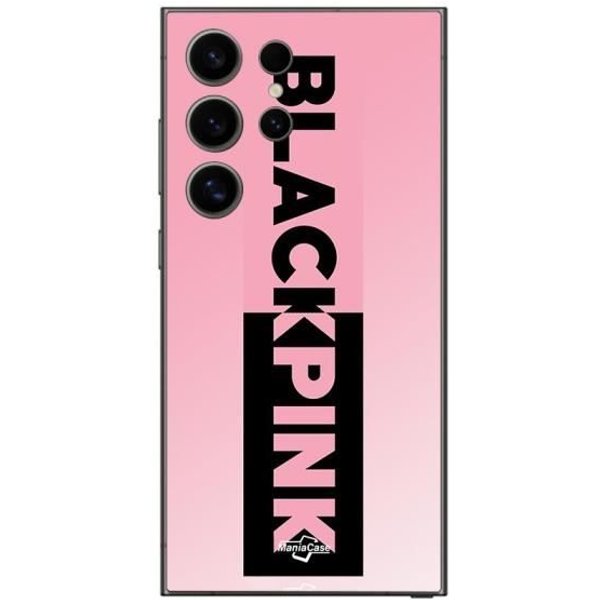 Coque Samsung Galaxy S24 Ultra Blackpink Logo Rose Et Noir Maniacase-image