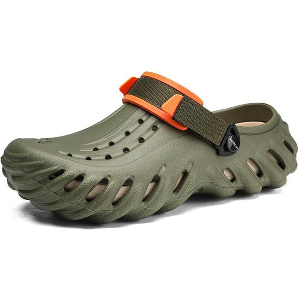 Nuevas Sandalias De Verano Para Hombre Casual Suela Gruesa Antideslizantes Moda Punta Redonda Interior Exterior Playa Slip-On Transpirables Tanga De EVA S... 40-image