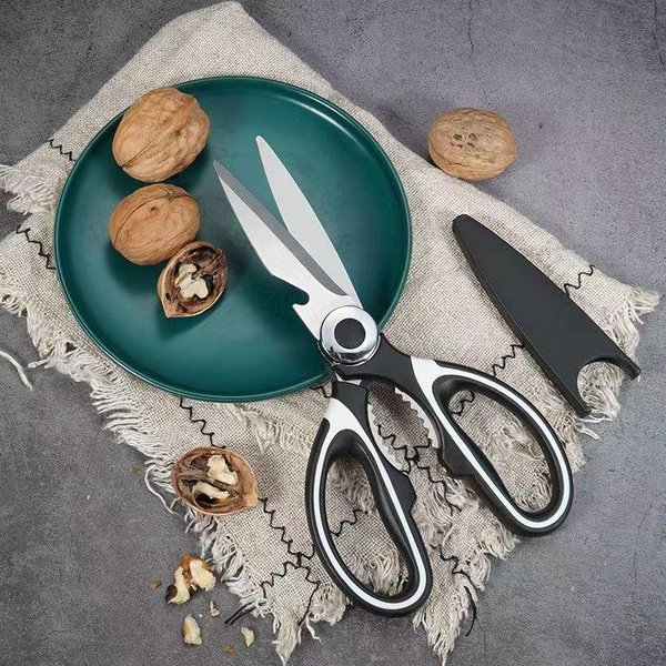 Tijeras De Cocina Multifuncionales Para El Hogar, Tijeras Para Matar Pescado, Cortar Verduras, Asar, Asar, Huesos, Tijeras De Acero Inoxidable-image