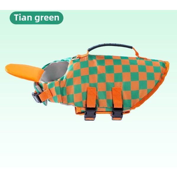 Linda Forma De Dinosaurio Chaleco Salvavidas Para Perro Traje De BañO De Verano Ropa Flotante Especial Para Agua Para Perros PequeñOs Y Medianos XS-image