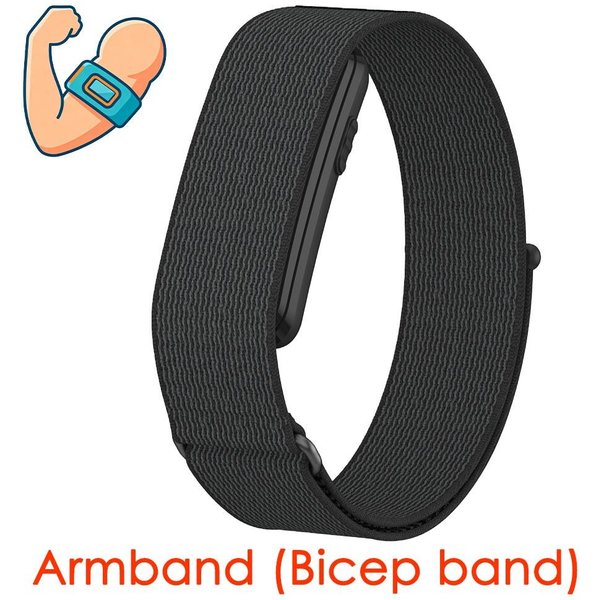 Nylonowy Pasek Na Biceps Do Garmin Cirqa Smart Band Fitness Tracker Zamienny Pasek Zamienna Opaska Na Ramię Do Garmin Cirqa Akcesorium Cirqa Smart Band Gray-image