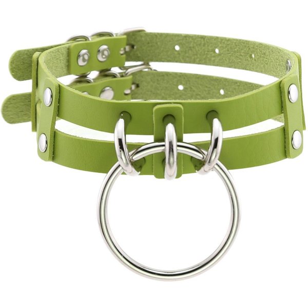 Gargantilla Punk Collar GóTico Correas Transparentes Grandes Choker Mujeres NiñAs Moderno Rock sexy Harajuku Emo JoyeríA GóTica Beige-image