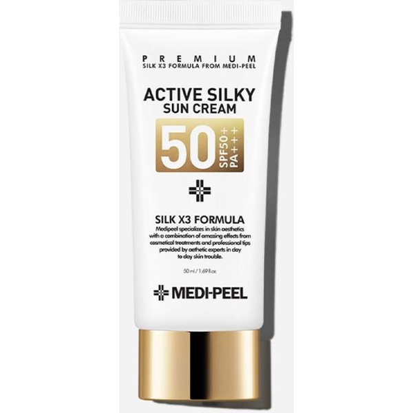 Medi-Peel Aktywny Jedwabisty Krem PrzeciwsłOneczny SPF50+ Pa++ 50Ml-image