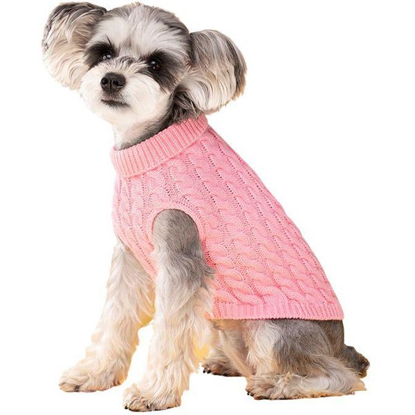 SuéTer CáLido Para Perros PequeñOs, Medianos Y Gatos, Ropa Suave Y Acogedora Para Cachorros, Cuello Alto, Abrigo Para Schnauzer, Chihuahuas Y Yorkshire, Disfraz Para Mascotas M-image
