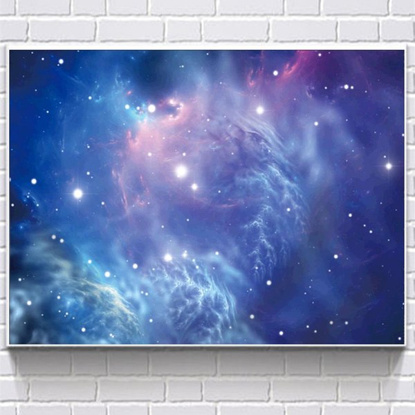 Pintura De Diamantes 5D DIY Paisaje Cielo Estrellado Imagen Bordado De Diamantes Punto De Cruz 20X30CM-image
