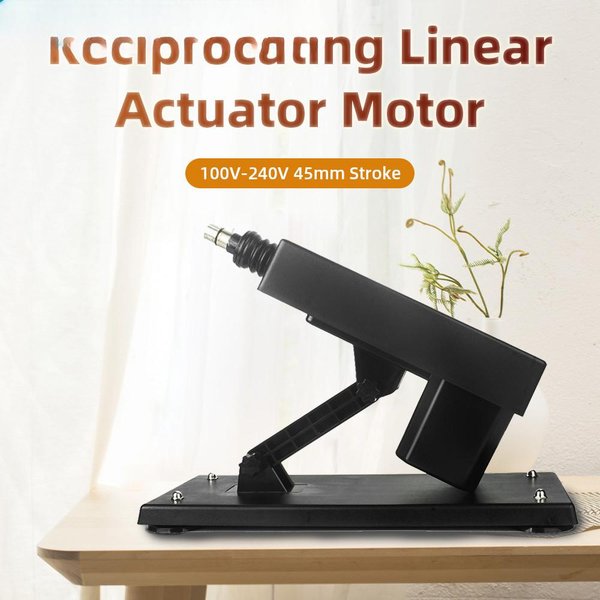 100V-240V 45Mm Carrera Mini Actuador Lineal Motor EléCtrico CC Actuador Lineal TelescóPico Mecanismo RecíProco Conector-image