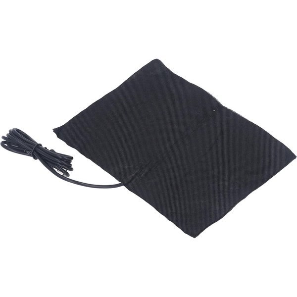 Almohadilla Calentadora EléCtrica USB Fibra De Carbono Plegable 60 Grados Almohadilla Calefactable EléCtrica Para Cintura DC5V 15 X 20Cm Black-image