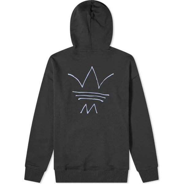 Bluzy Adidas Originals MęSkie Czarne Z Kapturem ŚRednio Regularne XS Black-image