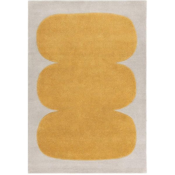 ŻółTy Abstrakcyjny Dywan Nowoczesny Stylowy AntypośLizgowy Dywanik PodłOgowy Do Salonu Sypialni Korytarza Dekoracja Domu Dywan 50X80Cm-20X31In Beige-image
