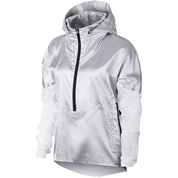 Chaqueta Con Capucha Y Panel Reflectante Nike Para Mujer Chaquetas Blanco AT1129-095 M Gray-image