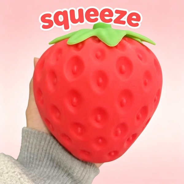 16 Cm I 8 Cm Truskawka Squishy Powoli PowracająCa Zabawka Antystresowa Zabawki Dla DorosłYch Zabawka Do Redukcji Stresu PiłEczki Antystresowe Zabawka Sensoryczna-image