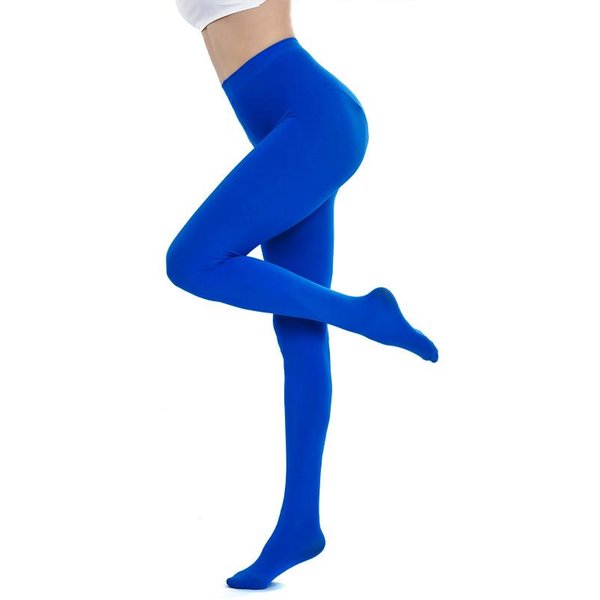 Medias Rojas Talenza Para Mujer Medias Sexy SúPer EláSticas Talla Grande Leggings Moldeadores Para Piernas Medias Para Mujer Medias De Primavera OtoñO Invierno M(Fit For 40-85Kg) Blue-image