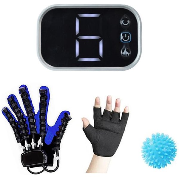Guantes PortáTiles De RehabilitacióN Para Ictus Dispositivo De Entrenamiento De Mano Para Hemiplejia Ejercitador De Dedos Para RecuperacióN De Infarto Cerebral M-image