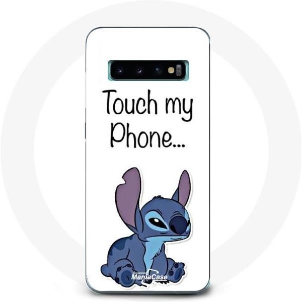 Funda - Maniacase - Samsung Galaxy S10 Plus - Lilo Y Stitch - Flexible - Bonita Blanco-image