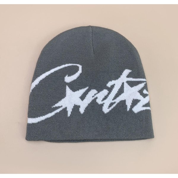 Hip Hop Street Corteiz Cruise Czapka Z Dzianiny MęSka Damska CiepłA Rapowa Osobowość Zimowa Czapka 54-60Cm Kolor Szary-image