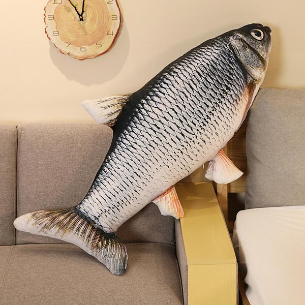 30-100Cm Symulacja Zabawna Ryba Pluszowe Zabawki Wypchane MięKkie Zwierzę Karp Pluszowa Poduszka Kreatywna Poduszka Do Spania 30Cm-image