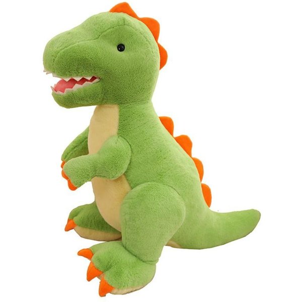 Dinosaurio Tyrannosaurus Rex TamañO Grande Dinosaurio De Trapo Gordo AlgodóN PP Tyrannosaurus Rex Relleno Regalo Para NiñOs Green-image