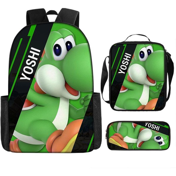 Mario, Tornister Do SzkołY Podstawowej I śRedniej, Plecak DziecięCy, Plecak Z Postaciami Z KreskóWek. Pencil Bag-image