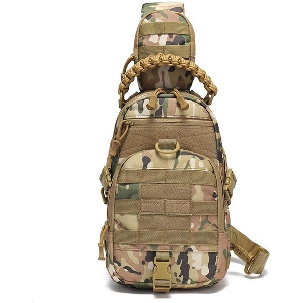 Mochila Tipo Pechera De Camping Para Hombres Deportes Hombro Al Aire Libre Senderismo Escalada Ciclismo Pesca Sling Molle RiñOnera EDC-image
