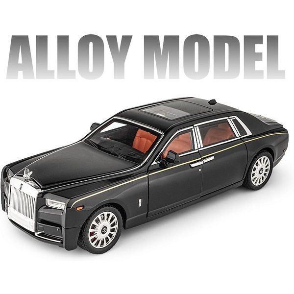 1/18 Rolls Royce Phantom Metalowy Model Samochodu Diecast I Pojazdy Zabawkowe Metalowy Model Samochodu Kolekcja DźWięK I ŚWiatłO Symulacyjne Prezenty Dla Dzieci-image