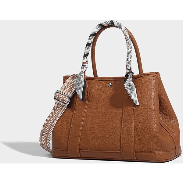 Bolso Bolso De JardíN Para Mujer Gran Capacidad Desplazamiento Temperamento Bolso De Mano Para Mamá Bolso Tote Para Madre De Mediana Edad Un Hombro Brown-image