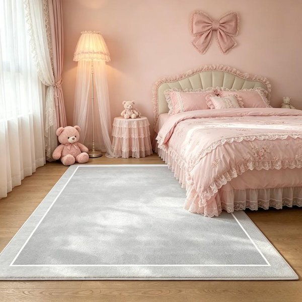 Minimalistyczne Dywany Do Salonu Nowoczesny Styl Dekoracja Sypialni Dywan Puszysty MięKki Kolorowy Dywanik Przy łóżKu Domowy ZagęSzczony Pluszowa Mata PodłOgowa 100X160Cm-image